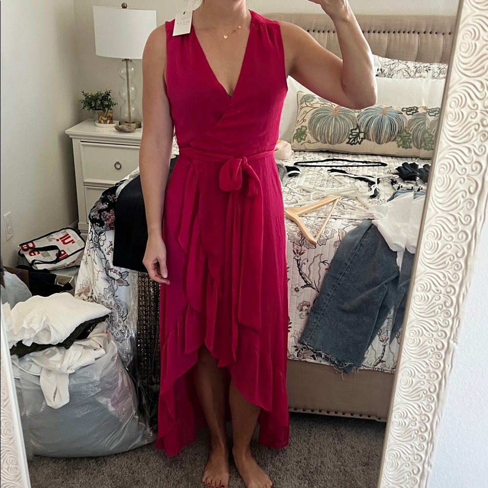 Wayf wrap dress